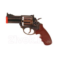 Игрушка Револьер Играем вместе Смерч 89203-S703BC-R, 15 см, черный/коричневый