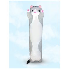 Мягкая игрушка кот / плюшевый кот / длинный кот игрушка / кот батон / мягкая игрушка кошка / мягкие игрушки / плюшевые игрушки / детские игрушки Si Mani