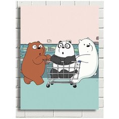 Картина по номерам мультфильм Вся правда о медведях - 8709 В 30x40