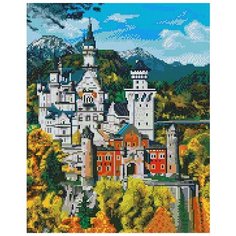 Алмазная мозаика "Замок", 40x50 см, ВанГогВоМне