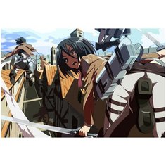 Картина по номерам на холсте Аниме Атака титанов - 903