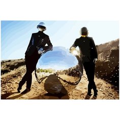 Картина по номерам на холсте Daft punk - 5