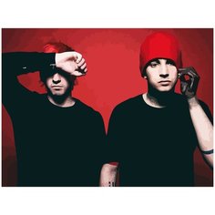 Картина по номерам на холсте twenty one pilots - 236