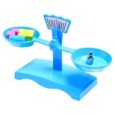 Развивающая игрушка IQ-ZABIAKA Весы и фигуры, 7314041, голубой