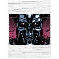 Картина по номерам на холсте игра Rise Of The Robots (Sega, Сега, 16 bit, 16 бит, ретро приставка) - 9936 Г 30x40