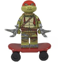 Мини-фигурка Черепашки-ниндзя Рафаэль на скейте TMNT (5 см) Star Friend