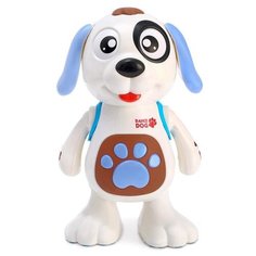 Робот Junfa toys Собачка танцующая, 8811-30, бело-голубой