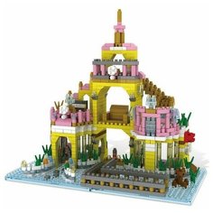 Пластиковый конструктор / Конструктор для девочки Замок (960 деталей) Sembo Block