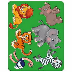 Трафарет "Весёлые зверята" Луч