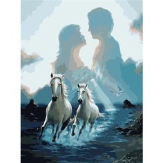 Картина по номерам Влюбленная пара 40х50 см Hobby Home