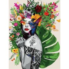 Картина по номерам Под покровом цветов 40х50 см Hobby Home