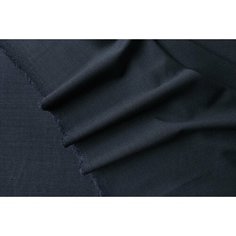 Ткань синяя шерсть в мелкую клетку Corneliani