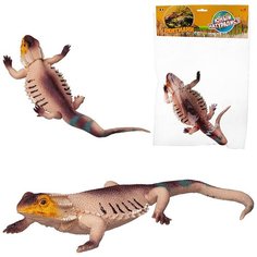 Фигурка Abtoys Юный натуралист Рептилии Ящерица (песочно-коричневая), термопластичная резина PT-01726