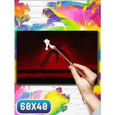 Картина по номерам на холсте аниме атака титанов - 12065 60х40