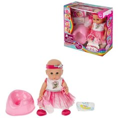 Пупс функциональный кукутики "Лерочка" 40см пьет писает моргает ВАЕ-6099-ВВ-РОТТY RU Карапуз