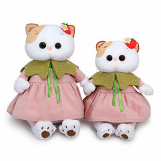 Мягкая игрушка кошечка Ли-Ли в платье "Ягодка" 27 см Budi Basa Collection