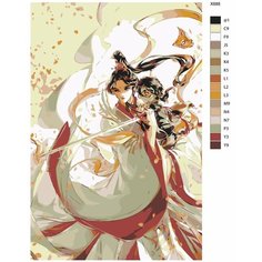 Картина по номерам X-688 "Аниме - Благословение небожителей. Лянь Се" 50х70 Brushes Paints