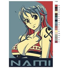Картина по номерам Y-586 "Аниме Ван-Пис. Нами" 60x90 Brushes Paints