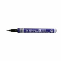 Маркер Pen-Touch супертонкий стержень 0,7 мм голубой ультрафиолет Sakura