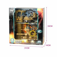 Игровой набор Военная база Peace Army со светом и звуком
