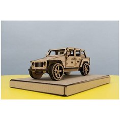 Деревянный конструктор Джип Вранглер Ясный лес