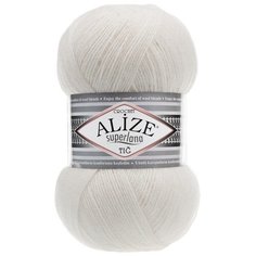 Пряжа ALIZE Superlana Tig (Суперлана тиг) - 2 шт цвет: 599 слоновая кость, 25%шерсть, 75% акрил, 570м/100г
