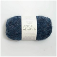 Пряжа BORSTET ALPAKKA 6060 ink bla Sandnes Garn