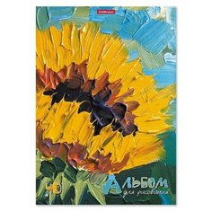 Альбом для рисования на клею ErichKrause Flowers, А4, 40 листов (комплект из 8 шт)