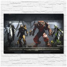 Картина по номерам на холсте игра Anthem - 11548 Г 60x40