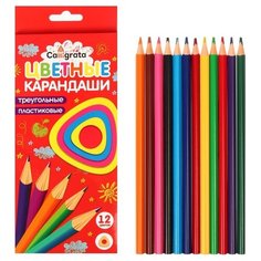 Calligrata Карандаши цветные 12 цветов, 6884624 разноцветный