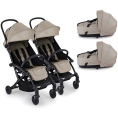 Коляска для двойни 2 в 1 Bumprider Connect 3 Sand (компл)