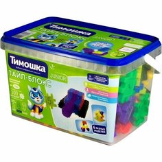 Конструктор "Тайл-блокс", 100 деталей Тимошка