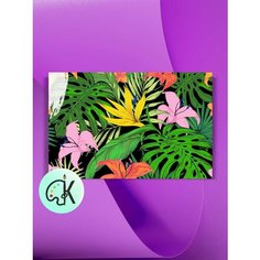 Картина по номерам на холсте Композиция с монстерой, 40 х 60 см КУЛЬТУРА ЦВЕТА