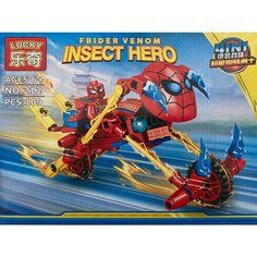 Конструктор INSECT HERO "Супергерои" для мальчиков, совместим с лего Нет бренда