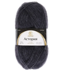 Пряжа Камтекс Астория, 35 % шерсть, 65 % хлопок, 50 г, 180 м, 1 шт., 137 маренго