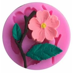 Cиликоновая форма "Цветок сакуры" для изготовления мыла и свечей, фигурок из полимерной глины и пластилина. Xianghai Hardware