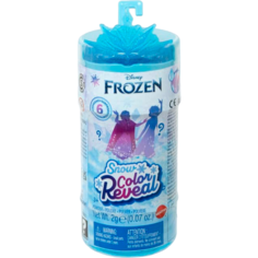 Кукла-сюрприз Mattel Disney Frozen Snow Color Reveal, 10 см, HMB83