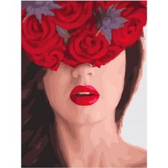 Картина по номерам Красная шляпка 40х50 см Hobby Home