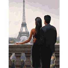 Картина по номерам В Париж с любимым 40х50 см Hobby Home
