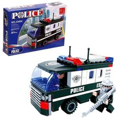 KEYIXING Конструктор «Полицейский броневик», 127 деталей