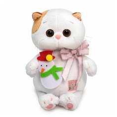 Мягкая игрушка "Ли-Ли Baby с игрушкой снеговик", 20 см Basik&Co