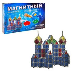 Конструктор магнитный "Кристалл", 46 деталей (1 шт.) Pro Market