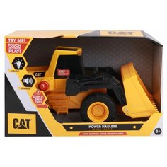 Погрузчик CAT Power Haulers 31 см фривил пластик свет звук эффекты (реагирует на движение вперед/назад, загрузку) коробка