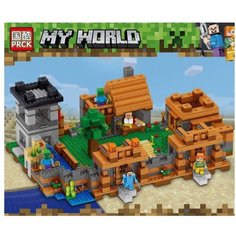 Конструктор PRCK 63125 Майнкрафт "Деревня в пустыне" 1172 деталей подарок сыну, внуку, племяннику, другу, подростку, ребёнку Lele (Prck)