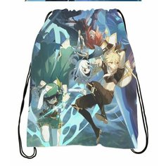 Мешок для обуви Genshin Impact, Геншин Импакт №11 Migom