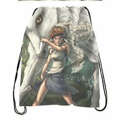 Сумка-мешок для обуви Принцесса Мононоке, Princess Mononoke №8 Migom