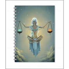 Тетрадь со знаком зодиака Весы №5, А6 Migom