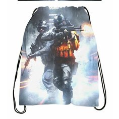 Сумка-мешок для обуви Battlefield, Бателфилд №7 Migom