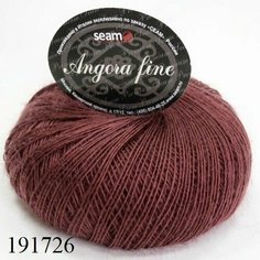 Пряжа Seam Angora fine Сеам Ангора фине, 50% мохер 50% нейлон, 50 г, 300 м, 1 моток.