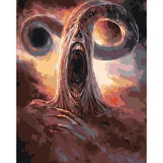 Картина по номерам Лавкрафт. Ньярлатотеп на стену Палитра забав